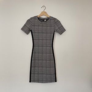 plaid bodycon dress